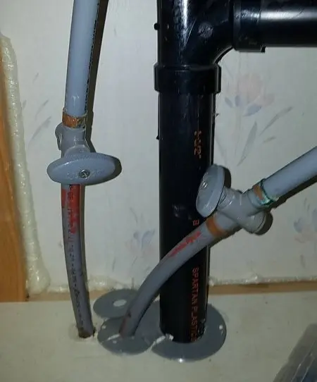 Grey Poly B piping identified in a Calgary home